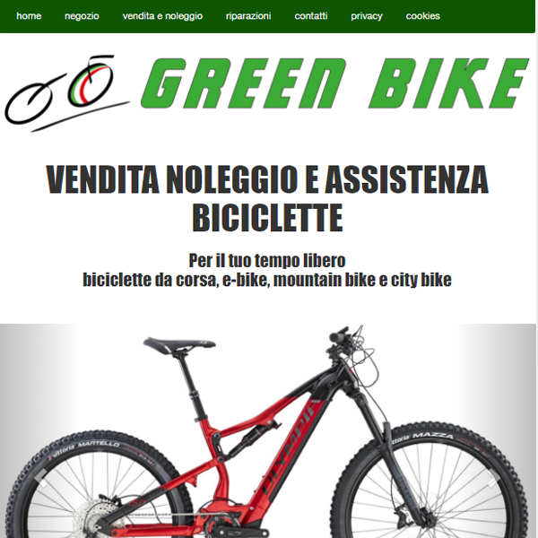 Sito internet Green bike